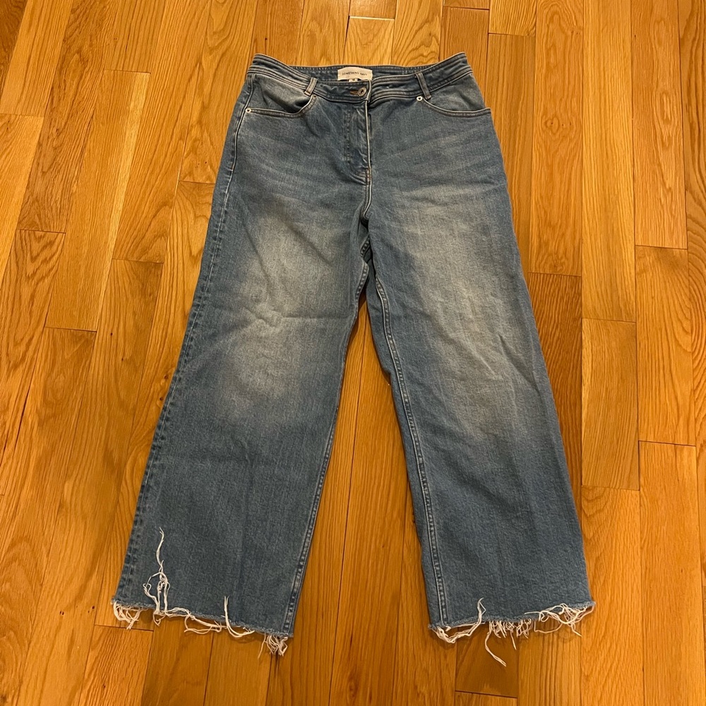 Something Navy Wide Leg Jeans size 10